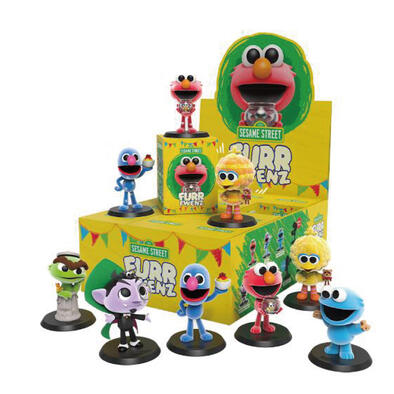 Mighty Jaxx Furr Fwenz系列  芝麻街盒玩  - 隨機發貨