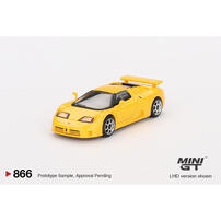 MINIGT	Bugatti EB110 Super Sport Giallo Bugatti合金車866