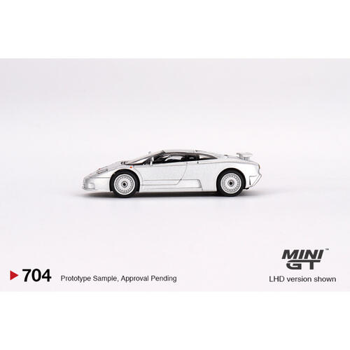 MINIGT	Bugatti EB110 GT Grigio Chiaro 合金車 704