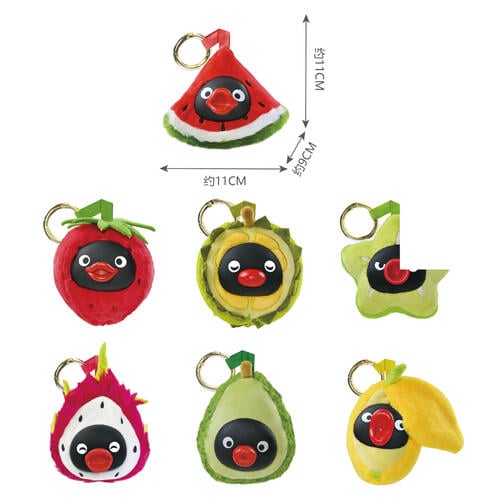 Pingu企鵝家族-萌物水果掛飾- 隨機發貨
