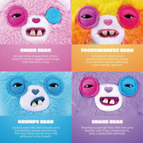 FUGGLER牙齒怪-CAREBEAR熊絨毛吊飾盲盒- 隨機發貨
