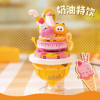 Pantasy拼奇 Garfield加菲貓奶油特調 收藏積木(86806)