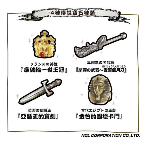 Nol Discover The Legendary Treasure - Assorted