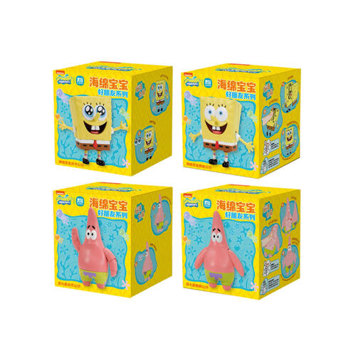 Spongebob 海綿寶寶-好朋友系列 (2隻爬爬+2隻關節可動) - 隨機發貨
