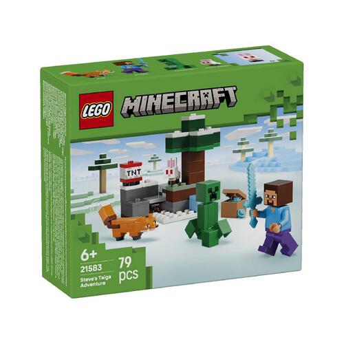 LEGO Minecraft Steve's Taiga Adventure 21583