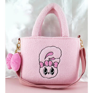 TOYZEROPLUS Esther Bunny艾絲樂小兔絨毛大臉手提袋
