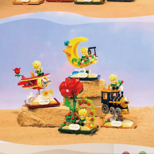 Pantasy 小王子 星之遙遙車 星之玫瑰 收藏積木(86317)