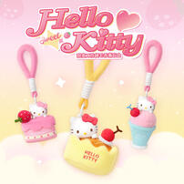 Sanrio三麗鷗 martube x sanrio 絨毛吊飾 hello kitty-隨機發貨