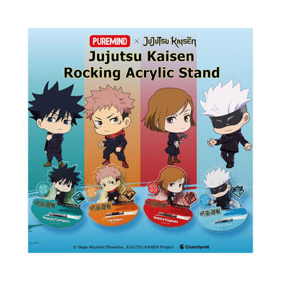 Jujutsu Kaisen 咒術迴戰 PUREMIND 咒術迴戰 Q版角色 壓克力立牌 4款4入 盲盒 (2715-BAG)- 隨機發貨