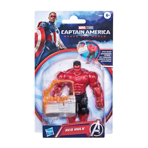 Marvel漫威 美國隊長BNW4吋紅浩克