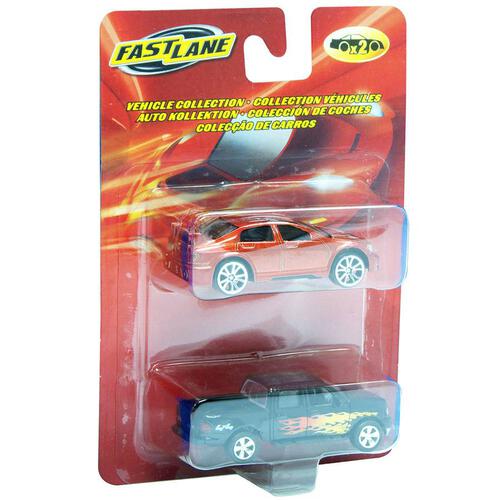 Fast Lane Cars 2 Pack - Assorted
