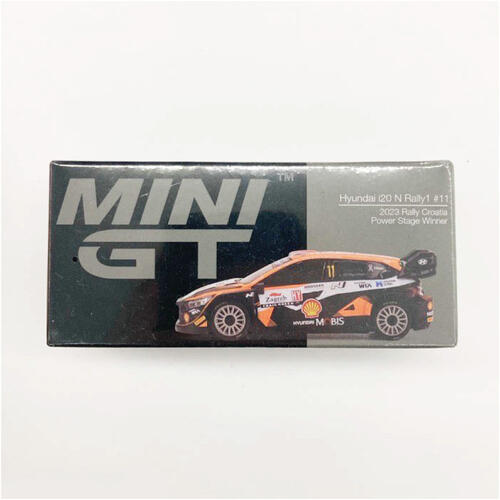 MINIGT	Hyundai i20 N Rally1 #11 2023 Rally Croatia  Power Stage Winner 合金車972