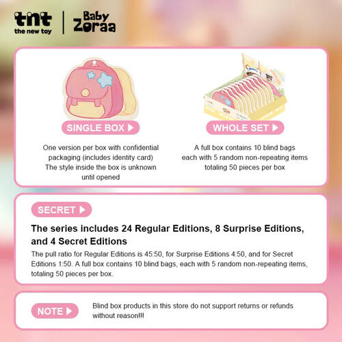 TNT Zoraa小小幼稚園mi粒系列- 隨機發貨