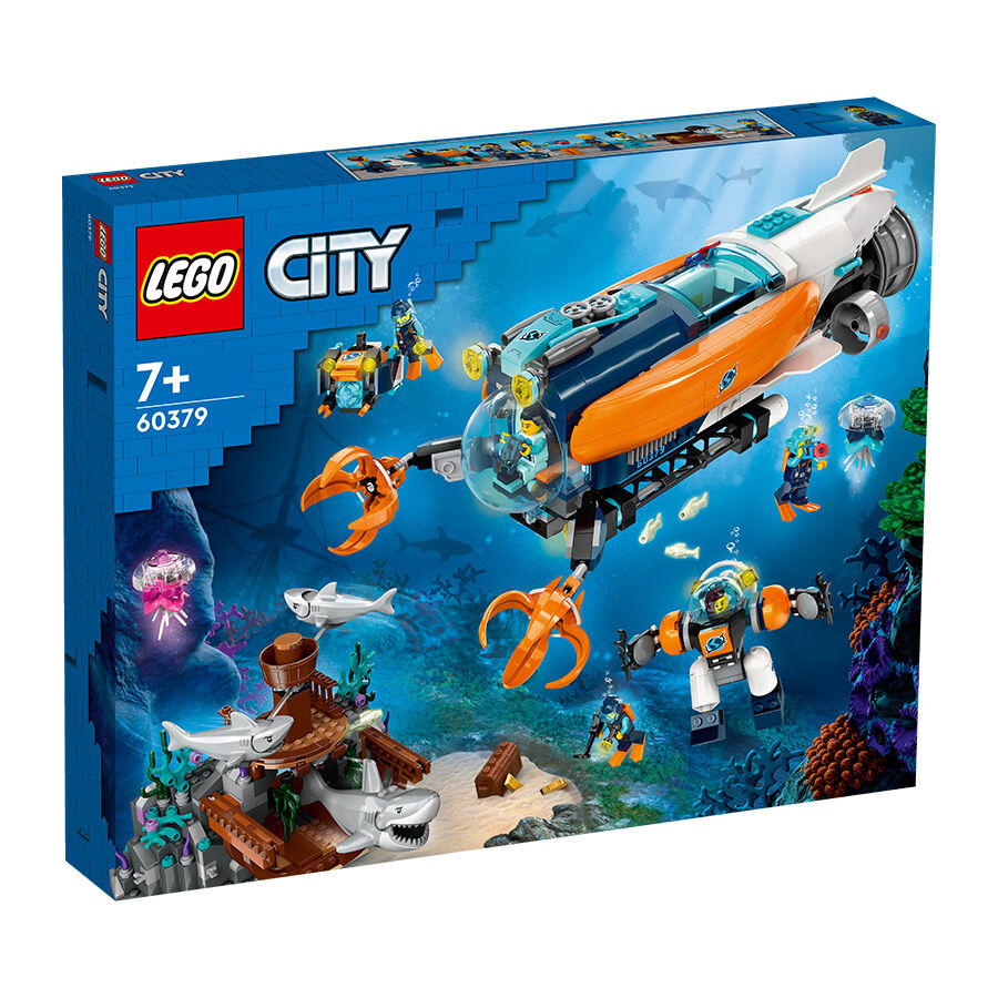 LEGO樂高城市系列深海探險家潛水艇60379 | 台灣玩具“反”斗城官方網站