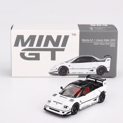 MINIGT	Mazda AZ-1 Liberty Walk LB40 White 2024 Tokyo Auto Salon合金車 953
