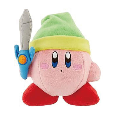 Nintendo任天堂 利劍卡比絨毛娃娃-星之卡比/ALL STAR COLLECTION