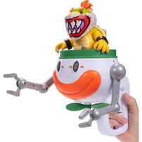 The Super Mario Galaxy Movie Bowser Jr. With Clown Car 5 Inch Figure