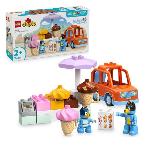 LEGO DUPLO Bluey Ice Cream Trip with Bluey 10458