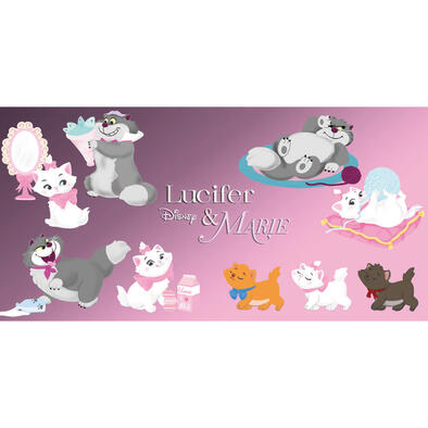 miniso 迪士尼貓咪絨絨盲盒擺件- 隨機發貨