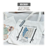 Attack on Titan 進擊的巨人大側背包(黑)-里維