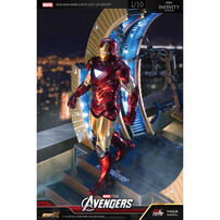 ZD Toys	MARVEL 中動 鋼鐵人 Mark VI ＆ 裝甲整備台 7吋可動人偶 套裝組