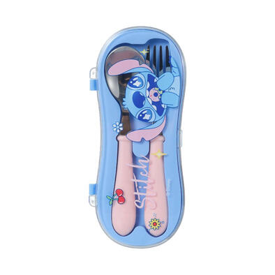 MINISO	迪士尼史迪奇美食派對系列餐具套裝（叉+勺）