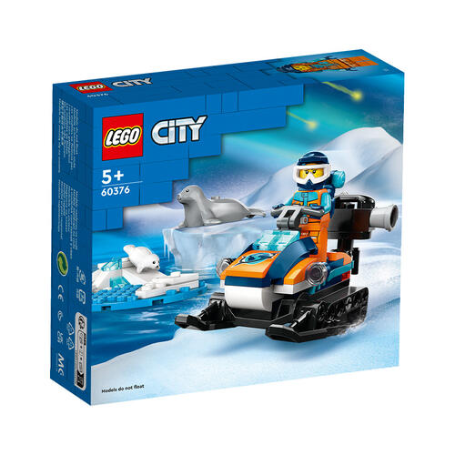 LEGO樂高城市系列 北極探險家雪上摩托車 60376