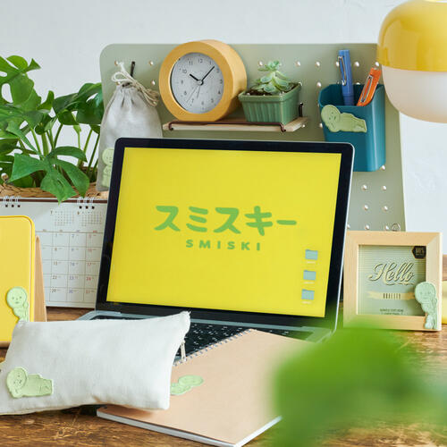 Smiski 不可思議的夜光精靈	刺繡造型燙布貼 第一彈 偷看