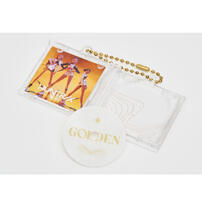 KPop Demon Hunters Kpop獵魔女團	K-POP 迷你CD Golden 鑰匙圈 