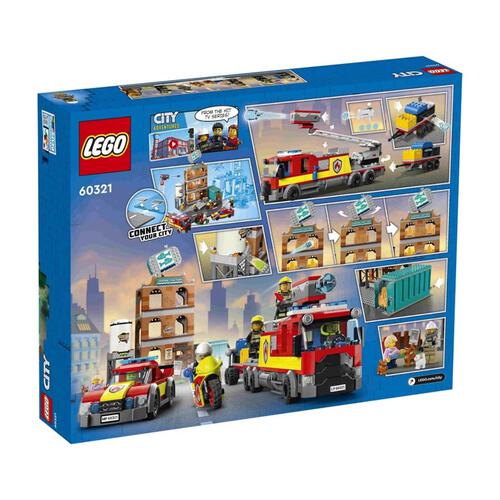 LEGO樂高城市系列 消防隊 60321