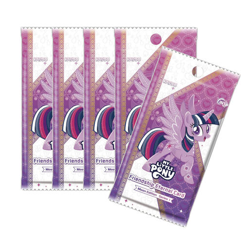 Kayou卡游 My Little Pony 彩虹小馬-友誼永恒卡-輝月包英文版-隨機發貨