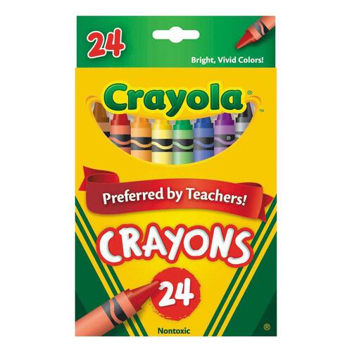 Crayola繪兒樂彩色蠟筆24色
