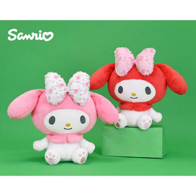 Sanrio  12"美樂蒂娃娃-碎花款- 隨機發貨