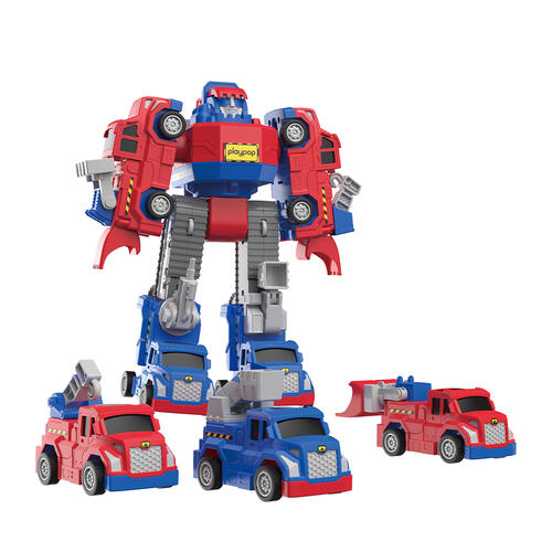 playpop 極速瞬影回力變形機甲