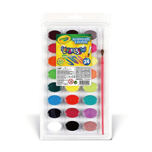 Crayola繪兒樂可水洗水彩24色