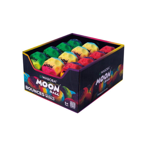 WABOBA炫彩月亮彈力球- 隨機發貨