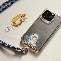 Mofusand 貓福珊迪-手機掛繩及掛片-鯊魚