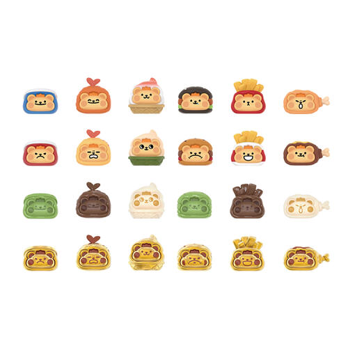 小熊蟲快樂餐萌粒- 隨機發貨