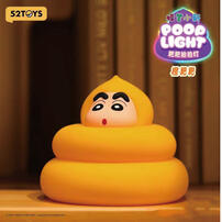 52TOYS/蠟筆小新 大便造型拍拍燈 @8- 隨機發貨