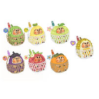 Miniso&nbsp;	豬堅強果蔬系列搪膠毛絨盲盒- 隨機發貨