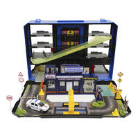 playpop 手提盒式雙面場景及合金車禮盒裝