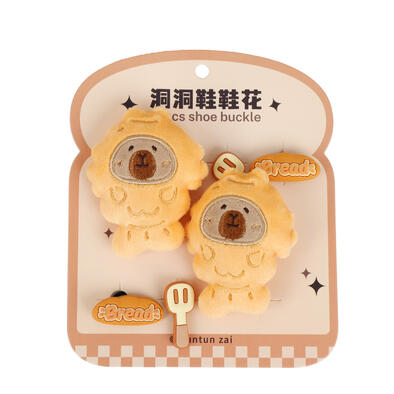 TUNTUNZAI卡皮巴拉豚豚崽烘焙坊鞋花-鯛魚燒