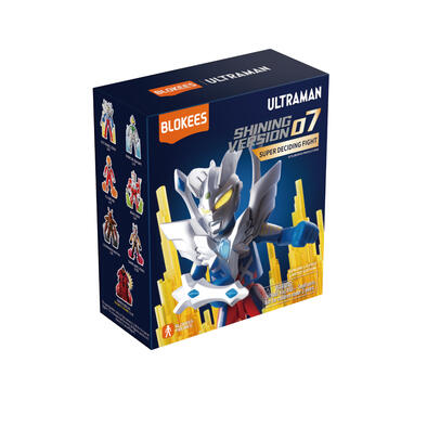 Blokees 超人力霸王-可動積木公仔閃耀版第七彈- 隨機發貨