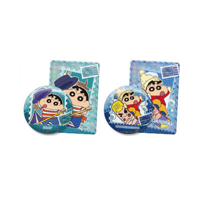 Crayon Shin-Chan Badge - Travel series 