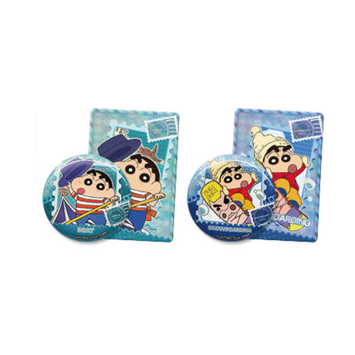 Crayon Shin-Chan Badge - Travel series 