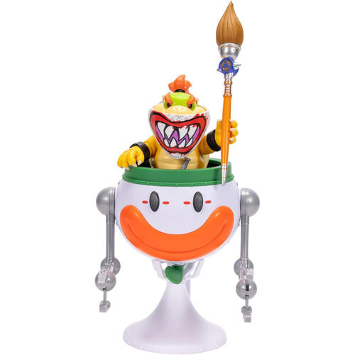 The Super Mario Galaxy Movie Bowser Jr. With Clown Car 5 Inch Figure