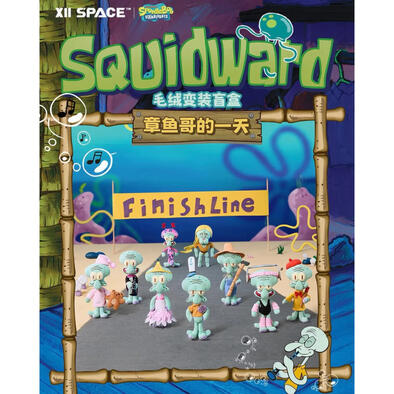 Spongebob 海綿寶寶	比奇堡&middot;章魚哥的一天系列毛絨盲盒（1/8）- 隨機發貨