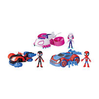 Spidey And His Amazing Friends 漫威蜘蛛人與他的神奇朋友們 英雄人物交通工具三入組