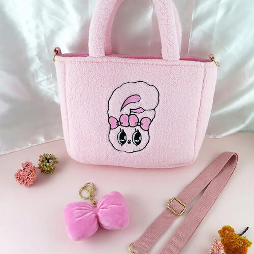 TOYZEROPLUS Esther Bunny艾絲樂小兔絨毛大臉手提袋