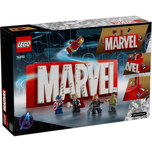 Lego MARVEL Logo & Minifigures 76313